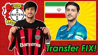 Bayer 04 Leverkusen verpflichtet den iranischen Stürmerstar Sardar Azmoun von Zenit!