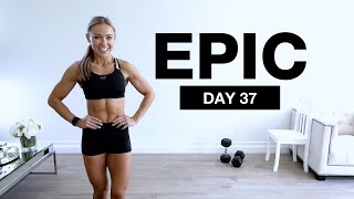 Day 37 of EPIC | Dumbbell Lower Body Workout [BULGARIAN LUNGES]