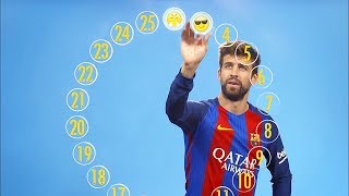 جيرارد بيكيه في تحدي الايموجي || يختار الايموجي المناسب لكل لاعب #4 HD