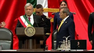 Leftist Lopez Obrador sworn in as Mexico president