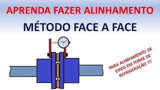 APRENDA FAZER ALINHAMENTO - Método Face a Face - é utilizado especialmente em torres de refrigeração