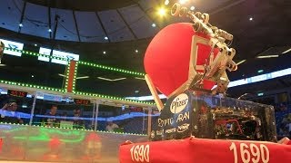 FRC team 1690 Orbit 2014 robot reveal - \