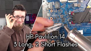 HP Pavilion: 3 Long, 2 Short caps flashes - LFC#303