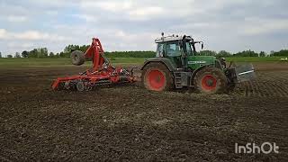 🇵🇱Fendt 820 Vario Sound❗Mokre Talerzowanie 2022 ❗🇵🇱 Akplil Bizon 5M🇵🇱