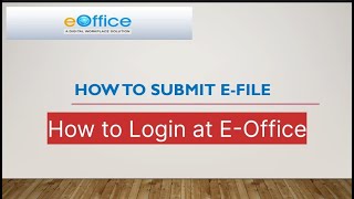 How to Login to e-Office via SACCESS Portal | Step-by-Step Guide for Login