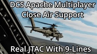 DCS Apache: Human JTAC Providing 9-Lines