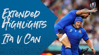 Extended Highlights: Italy 48-7 Canada - Rugby World Cup 2019