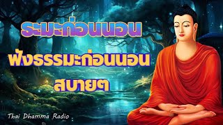 ฟังธรรมะก่อนนอน🌙💕ขจัดทุกข์ในใจ  ใจสงบ ปล่อยวาง มีสติ☘️🌷Thai Dhamma Radio