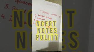 How to make notes from NCERT Books #ncert #upsc #cse #notes #important #mustread #ncertnotes #Shorts