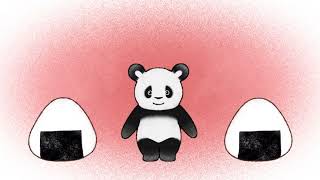 🐼PANDA NARIKIRI TAISOU🐼　Let’s be an ONIGIRI  !! 🍙