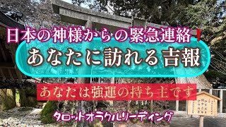 【緊急メッセージ】あなたに訪れる吉報⛩と受け取る時期🌟【日本の神様】