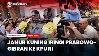 BREAKING NEWS: Prabowo dan Gibran Tiba di KPU RI, Mulai Proses Daftar Capres-Cawapres