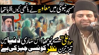 Maviya Ney Masjid e Nabwii sw Mein Kya Tabdeli Krni Chai | Allama Nasir Abbas Multan |