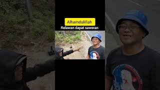 Alhamdulillah detik-detik relawan dapat saweran #fyp