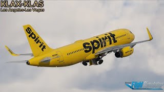 SPIRIT OPS | KLAX-KLAS | FENIX AIRBUS A320IAE SHARKLETS