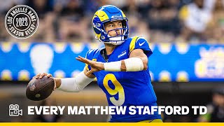 Every Matthew Stafford Touchdown From The 2023 Season