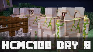 Minecraft 1.14.3 Day 8 | HARDCORE 100% Challenge #HCMC100