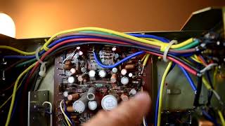 I've heard about microphonic tubes but transistors can go the same way- Kenwood KA-2002a rebuild!