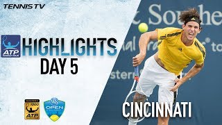 Highlights: Isner, Thiem Move Into Cincinnati Quarters