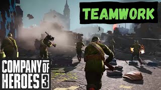 Teamwork Wins Early Game | CoH3 Beginner Tip