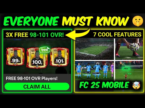 3X FREE 98-101 OVR Players – 7 Leaks and Features in FC 25 Mobile | Mr. Believer