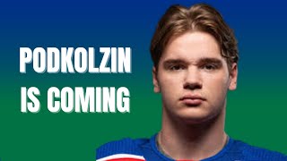 Canucks news: Vasily Podkolzin is on his way to Vancouver for training camp