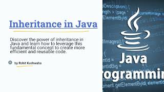 Inheritance in java || OOPS concept || code reusability