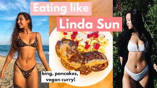 EATING LIKE LINDA SUN FOR A DAY | Bing Recipe, Pancakes, Easy Vegan Recipes (What I Eat In A Day)
