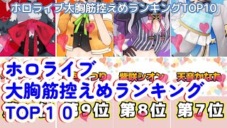 【ホロライブ】大胸筋控えめランキングTOP10