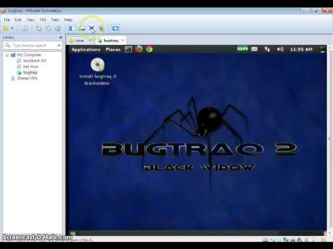 تنصيب توزيعة bugtraq 2 على VMware 