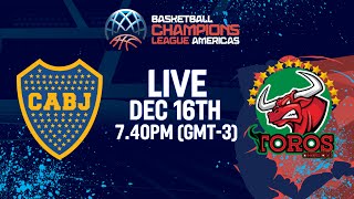 LIVE - Boca Juniors v Toros de Chiriquí | Basketball Champions League Americas 2024-25