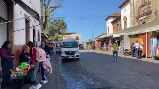 Caminata por el centro de patzcuaro michoacan