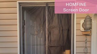 HOMFINE Magnetic Screen Door Review | Magnet Mesh Door Curtain for Front Patio Doors