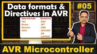 Data Formats and Directives for AVR Microcontrollers: Key Concepts and Uses