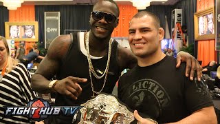 Cain Velasquez meets Deontay Wilder -MMA meets Boxing: mayweather pacquiao