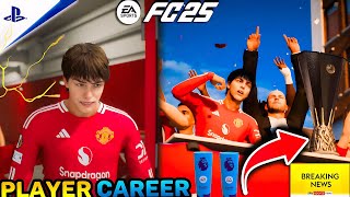 EA SPORTS FC 25 | I BROKE THE MAN UNITED CURSE AND BECAME AN ICON! 👽 | PLAYER CAREER MODE # 5 | PS5™