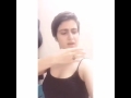 fatima sana sheikh dubsmash on #Cheap_thrills#sai