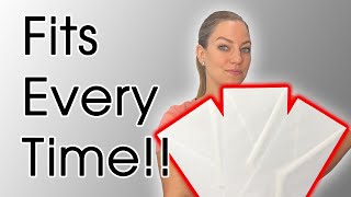 Envelope Hack: The Perfect Tri-Fold Every Time! Folding Trick Learned from Secretary School!