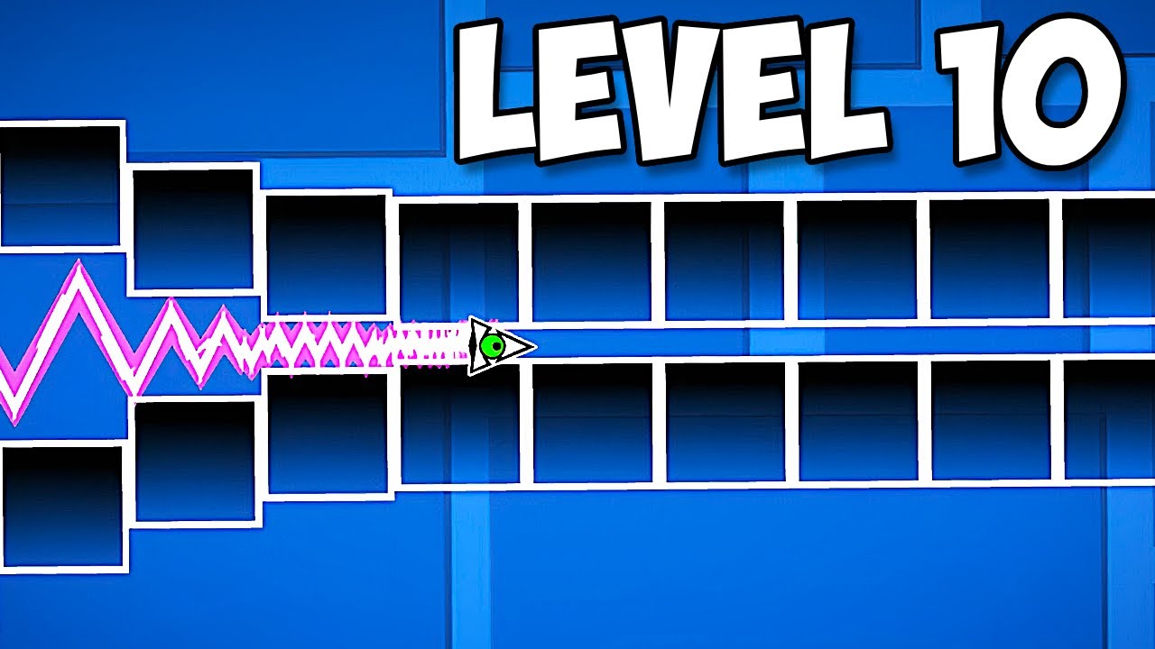 Every 10 Levels Of Difficulty Geometry Dash Youtube