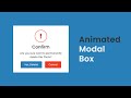 How To Create Popup Modal Box using HTML & CSS | Web Push Notification Design