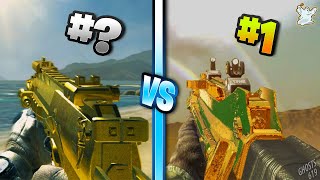 Ranking EVERY Gold Camo in Call of Duty