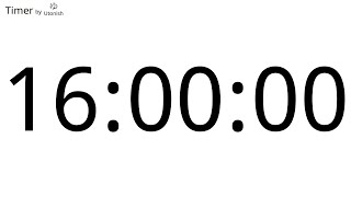16 Hour Countup Timer