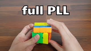 모든 PLL 21가지 공식과 핑거트릭 | Cube Full PLL algorithms \u0026 Finger tricks