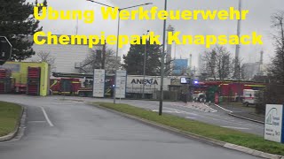 Übung Werkfeuerwehr Chemiepark Knapsack am 23.02.23