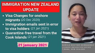 MASSIVE NZ VISA CHANGES - 21 JANUARY 2021 | by a Licensed Immigration Adviser | SDH Visa