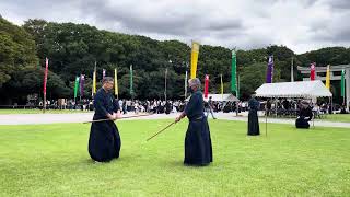 令和５年度 福岡縣護国神社秋季大祭奉納武道　八段演武神道夢想流杖術