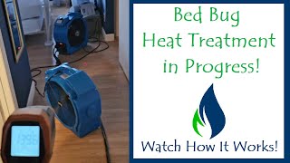 Bed Bug Heat Treatment In Progress - See How It Works!