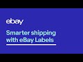 Smarter Shipping with eBay labels