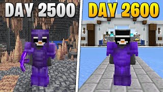 I Survived 2,600 Days in HARDCORE Minecraft...