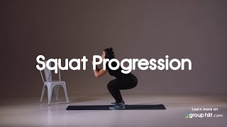 Squat Progression - Beginner to Advanced Squat Demo